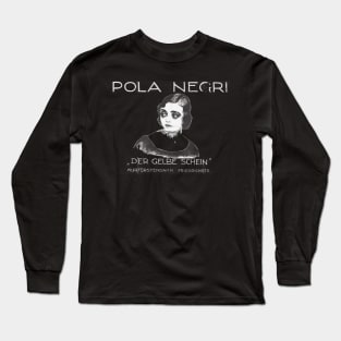 POLA NEGRI - Vampire - vamp - silent film Long Sleeve T-Shirt